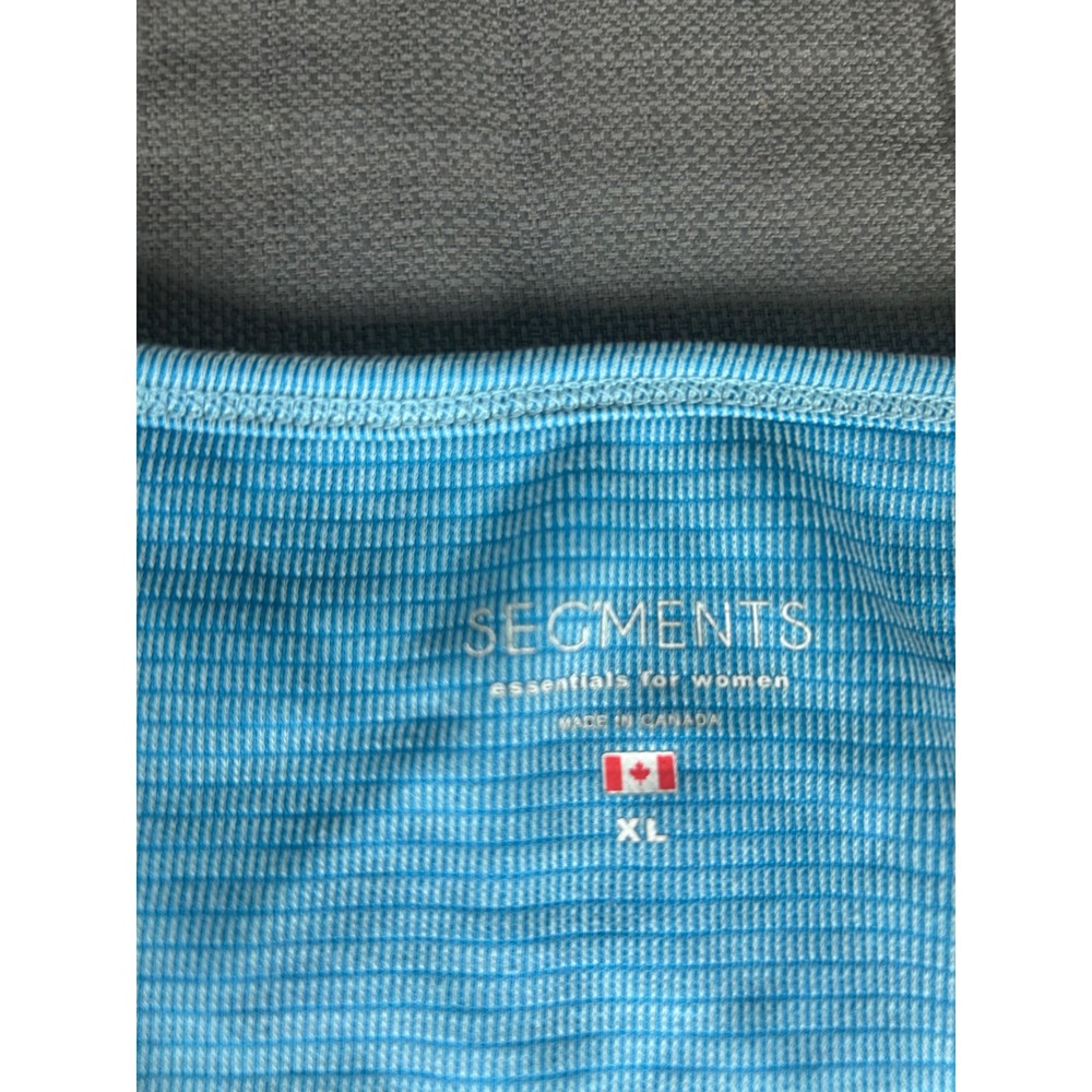 Segments Top V-Neck 3/4 Sleeve Casual Everyday‎ Comfort XL